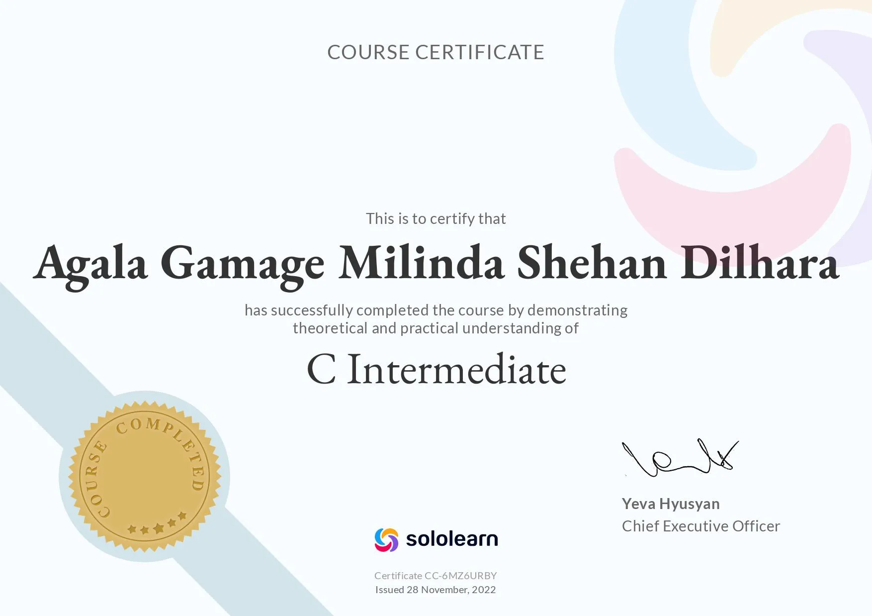C Intermediate Course